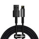 Кабель Baseus Tungsten Gold Fast Charging Data Cable USB to iP 2.4A 2m Black (CALWJ-A01)