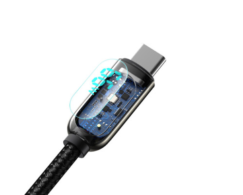 Кабель Baseus Display Fast Charging Data Cable USB to Type-C 66W 1m Black (CASX020001)