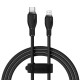 Кабель Baseus Pudding Series Fast Charging Cable Type-C to iP 20W 1.2m Cluster Black (P10355701111-00)