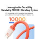 Кабель Baseus 0℃ Series Fast Charging Data Cable USB to Type-C 100W 1m Canyon Coral (P10368801731-00)