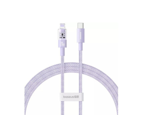 Кабель Baseus Gem Fast-Charging Data Cable USB-C to iP 20W 1m Nebula Purple (P10373001511-00)