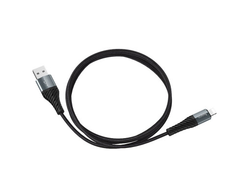 Кабель HOCO X38 Cool Charging data cable for iP Black (6931474710529)