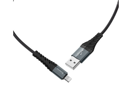 Кабель HOCO X38 Cool Charging data cable for iP Black (6931474710529)