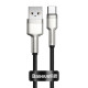 Кабель Baseus Cafule Series Metal Data Cable USB to Type-C 66W 0.25m Black (CAKF000001)