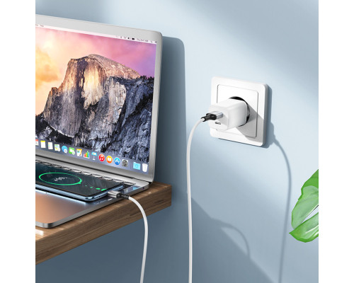 Кабель BOROFONE BX83 Type-C Famous silicone charging data cable White (6974443386424)