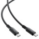 Кабель ACEFAST C17-03 USB-C to USB-C silicone charging data cable Black (6974316284161)