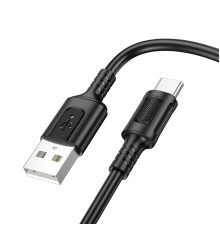 Кабель BOROFONE BX111 Feliz charging data cable Type-C 1m Black (6941991115080)