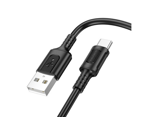 Кабель BOROFONE BX111 Feliz charging data cable Type-C 1m Black (6941991115080)