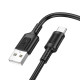 Кабель BOROFONE BX111 Feliz charging data cable Type-C 1m Black (6941991115080)