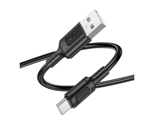 Кабель BOROFONE BX111 Feliz charging data cable Type-C 1m Black (6941991115080)