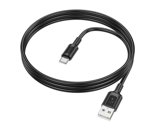 Кабель BOROFONE BX111 Feliz charging data cable Type-C 1m Black (6941991115080)