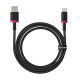 Кабель Baseus Dura Series Fast Charging Cable USB to Type-C 60W 1m Red+Black (P10377802U01-01)