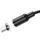 Кабель BOROFONE BX41 USB to Type-C 2.4A, 1m, PVC, PVC connectors, magnetic, Black (BX41CB)