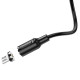 Кабель BOROFONE BX41 USB to Micro 2.4A, 1m, PVC, PVC connectors, magnetic, Black (BX41MB)