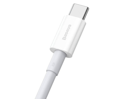 Кабель Baseus Superior Series Fast Charging Data Cable USB to Type-C 66W 2m White (CATYS-A02)