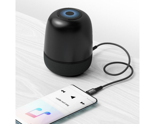 Кабель ACEFAST C1-08 USB-C to 3.5mm aluminum alloy audio cable Black (AFC1-08B)