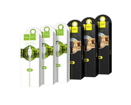 Кабель HOCO X20 USB to Micro 2A, 2m, PVC, TPE connectors, Black (6957531068884)