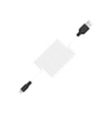 Кабель HOCO X21 USB to Micro 2A, 1m, silicone, TPE connectors, Black+White (6957531071389)