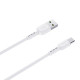 Кабель HOCO X33 Type-C 5A Surge charging data cable White (6931474706126)