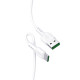 Кабель HOCO X33 Type-C 5A Surge charging data cable White (6931474706126)