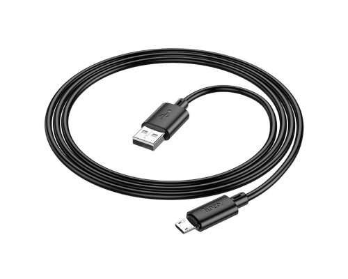 Кабель HOCO X88 Gratified charging data cable for Micro(unpackaged) Black (6931474783325(unp))