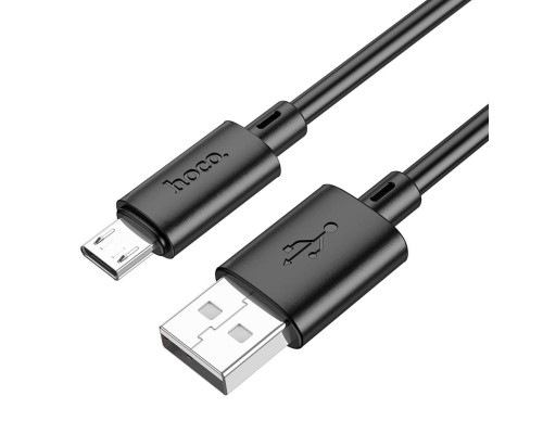 Кабель HOCO X88 Gratified charging data cable for Micro(unpackaged) Black (6931474783325(unp))
