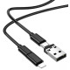 Кабель BOROFONE BU36 Show storage charging data cable set Black (BU36B)