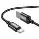 Кабель HOCO X89 Wind charging data cable Type-C Black (6931474784360)