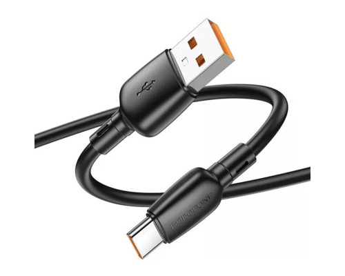 Кабель BOROFONE BX93 Super power 100W charging data cable Type-C Black (6941991103179)