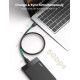 Кабель UGREEN US130 USB 3.0 A Male to Micro USB 3.0 Male Cable 2m (Black)(UGR-10843) (UGR-10843)