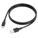 Кабель BOROFONE BX113 Lenny silicone charging data cable Micro(L=1M) Black (6941991115417)