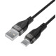 Кабель ACEFAST C11-04 USB to Type-C 3A, 1.2m, nylon + PVC, zinc connectors, Black (6974316280224)