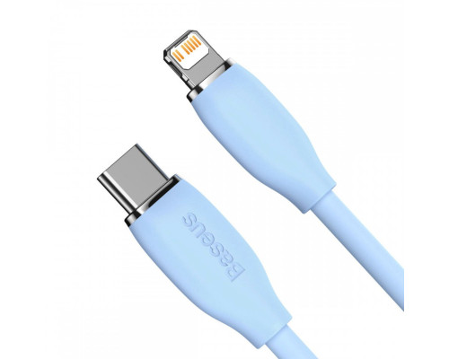 Кабель Baseus Jelly Liquid Silica Gel Fast Charging Data Cable Type-C to iP 20W 2m Blue (CAGD020103)
