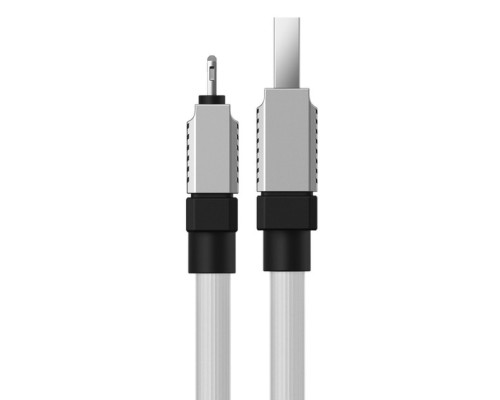 Кабель Baseus CoolPlay Series Fast Charging Cable USB to iP 2.4A 2m White (CAKW000502)