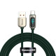 Кабель Baseus Display Fast Charging Data Cable USB to Type-C 66W 1m Green (CASX020006)