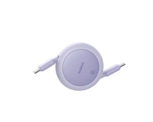 Кабель Baseus Free2Pull Mini Charging Cable USB-C to USB-C 60W 1m Nebula Purple (P10364500511-01)