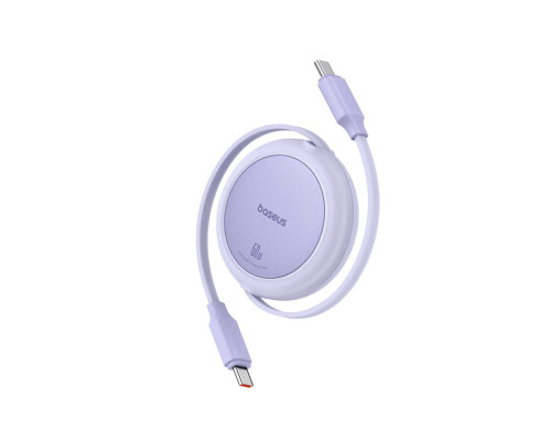 Кабель Baseus Free2Pull Mini Charging Cable USB-C to USB-C 60W 1m Nebula Purple (P10364500511-01)