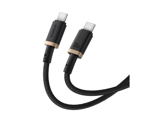 Кабель Baseus Dura Series Fast Charging Cable Type-C to Type-C 100W 1m Gold+Black (P10377803U01-00)