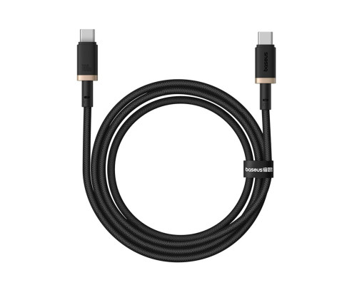 Кабель Baseus Dura Series Fast Charging Cable Type-C to Type-C 100W 1m Gold+Black (P10377803U01-00)
