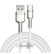 Кабель Baseus Cafule Series Metal Data Cable USB to Type-C 66W 2m White (CAKF000202)