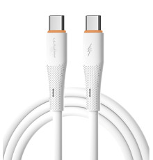 Кабель WUW-X225 Type-C to Type-C PD 65W white (X225)