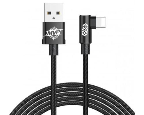 Кабель Baseus MVP Elbow Type Cable USB For IP 2A 1m Black (CALMVP-01)