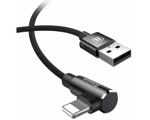 Кабель Baseus MVP Elbow Type Cable USB For IP 2A 1m Black (CALMVP-01)