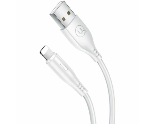 Кабель Usams US-SJ266 U18 Round lightning Cable 1m White (SJ266USB02)