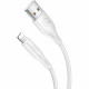 Кабель Usams US-SJ266 U18 Round lightning Cable 1m White (SJ266USB02)