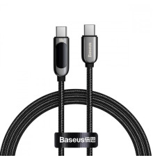 Кабель Baseus Display Fast Charging Data Cable Type-C to Type-C 100W 2m Black (CATSK-C01)