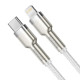 Кабель Baseus Cafule Series Metal Data Cable Type-C to iP PD 20W 1m White (CATLJK-A02)