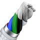 Кабель Baseus Cafule Series Metal Data Cable Type-C to iP PD 20W 1m White (CATLJK-A02)