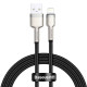 Кабель Baseus Cafule Series Metal Data Cable USB to IP 2.4A 2m Black (CALJK-B01)