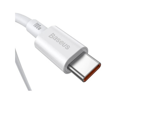 Кабель Baseus Superior Series Fast Charging Data Cable Type-C to Type-C 100W 1m White (CATYS-B02)